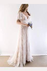 Custom Made Excellent A Line Wedding Dresses Short Sleeve Wedding Dresses Lace Wedding D Wedding Dresses Unique Short Sleeve Wedding Dress Boho Wedding Gowns