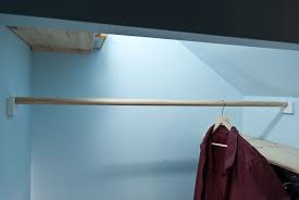 Therefore, you have to cut the closet rod to the proper dimensions and use a spirit level mo mark the place where to install the other bracket. How To Install A Closet Rod Howtospecialist How To Build Step By Step Diy Plans