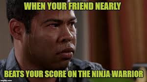 Sweating Bullets Ninja Warrior Memes Bullet