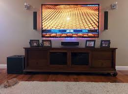 Nice Tv Setup By Reddit User Noxqcs808 Tv Decor Entertaining Decor Tv Stand Shelves