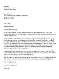 Voorbeeld Sollicitatiebrief Stage