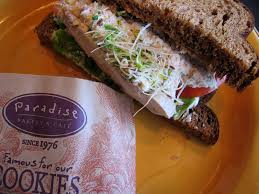 Chicken Walnut Sandwich On Molasses Bread From Paradise Bakery Yum Molasses Bread Cooking Recipes Food