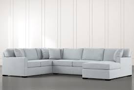 Alder Light Blue 3 Piece Sectional With Right Arm Facing Chaise 3 Piece Sectional Sofa 3 Piece Sectional Sectional Sofa