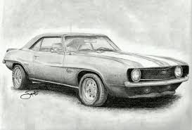 Pin By Bryan Carlson On Cars Car Painting Car Drawings Truck Art