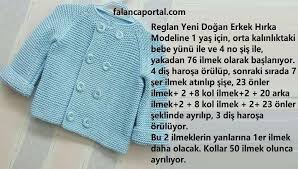 Erkek Bebekler Icin Bu Hirkayi Eminim Herkes Ormek Isteyecek Gok Mavisi Rengi Ile Reglan Yeni Digan Baby Knitting Baby Knitting Patterns Knitted Baby Cardigan