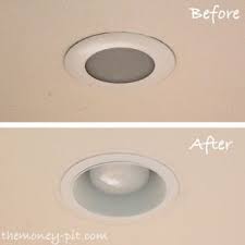 Replace Old Can Light Fixtures In A Couple Of Very Easy And Inexpensive Steps Recessed Lighting Kitchen Recessed Lighting Recessed Lighting Trim