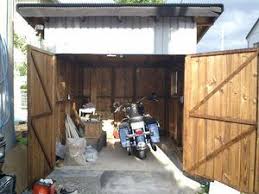 バイクガレージの画像集 diy 自作 作り方 車庫 手作り ハーレー 賃貸 コンテナ 簡易 単管 naver まとめ outdoor structures outdoor shed