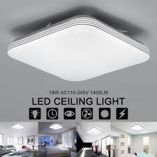 Shop Square 18w 1400lm Energy Efficient Led Ceiling Lights Modern Flush Mount Fixture Lamp Lighting For Kitchen Bathroom Dining Room Overstock 28240381