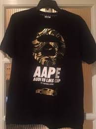 Aape Aape X Audi R8 Lms Cup T Shirt Designer Streetwear Fashion Brands Mens Outfits