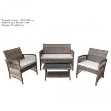 Stai cercando un posto dove sederti che si adatti a qualsiasi spazio ed allo stesso innamorati del tuo divanetto. Emporio Grassi Set Giardino Divanetto 2 Posti 2 Poltrone 1 Tavolino Cod 9638