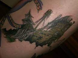 Adam sky is a custom tattoo artist at resolution tattoo, san francisco's private, appointment only tattoo studio located at 2976 24th st. Sunken Pirate Ship Tattoo By Xxmatt Thomasxx On Deviantart