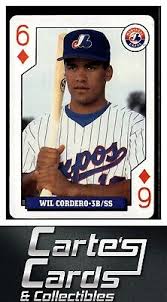 Wil Cordero 1993 Bicycle Rookies #6D Montreal Expos