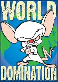 Brain and pinky must pose as rhennish farmers in order to gain access to a key mineral for brain's latest plan to take over the world. Pinky And The Brain Animated Tv Series Take Over The World Refrigerator Magnet 2 90 Picclick Uk