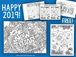 We believe that god is the loving father of all kids. Happy New Year 2019 Coloring Pages 1 1 1 1