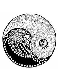Get this free chinese new year coloring page from simple and easy chinese new year images to elaborate adult designs, we have all of the best printable yin and yang coloring pages. Pin On Trippy Psychedelic Coloring Pages