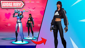 In this video i am showing you the ikonik skin in fortnite. New Adidas Ruby Skin In Fortnite Skin Concept Youtube