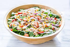 Oil free salad dressings can be a tasty treat for those who need to avoid oil consumption. Mediterranean Salad With Hummus Dressing Get Inspired Everyday