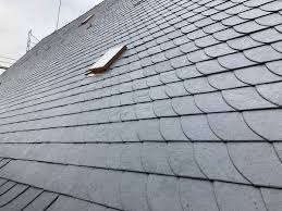 Altdeutsche Deckung Auf Dem Dach Schiefergruben Wohnungsbau Gebaude