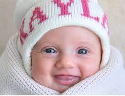Knit Baby Hat Personalized For Baby Or Toddler As Seen On The Today Show Baby Hats Knitting Knitted Hats Kids Personalized Baby Hat