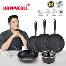Expertly prepare your favorite dishes with swiss diamond professional cookware. Happycall 2019 New Ih Diamond Frying Pan 5 Set Cooking Pots Wok Pans Induction Shopee Malaysia