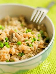 Risotto Ai Piselli E Funghi Champignon Ricetta Ricette Contorni Ricette Piselli