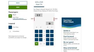 The seats of the 1st row have the following disadvantages: Review Of Alaska Airlines Flight From San Diego To Newark In Domestic First
