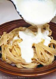 Healthy Alfredo Sauce Recipe The Gracious Pantry Recipe Savoury Food Clean Eating Recipes Recipes