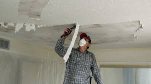 I'll show you how to cut the new piece of drywall, how to ad a furring strip, install the drywall. Flora Brothers Painting How To Repair Ceiling Stains Water Damage