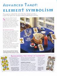 Advanced Tarot Element Symbolism Tarot Interpretation Tarot Card Spreads Reading Tarot Cards