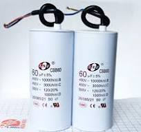 Tụ khởi động CBB60 60uF 450V SENJU (màu trắng)
