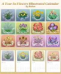 .calendar, desk calendar 2018, printable 2018, wall calendar, new year 2018, calendar 23x42, calendar, watercolor calendar, calendar, year, flower leaf, design, art, blossom, planner, romantic, sketch, paper, love, calender, element, plan, monthly, white, wallpaper, plant, holiday, valentine. A Year In Flowers Calendar Calendar Prints By Babanillustration On Deviantart
