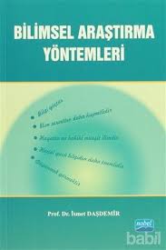 Bilimsel Arastirma Yontemleri Kitap Arastirma Bilgi