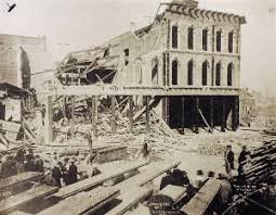 San Francisco 1868 Historical Photos From The Hayward Fault Earthquake Of1868 The Early Morning Seismic Even Suisun City Historical Photos Historical Society