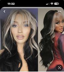 Haircut with vivid color halo?