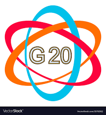 Symbol Logo G20 Summit G 20 Summit Royalty Free Vector Image
