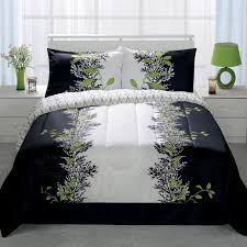 Black and green comforter set. Twin Bedding Sets 2020 Black And Green Comforter Sets