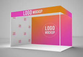 Download Exhibition Booth Mockup Creative Photoshop Templates Creative Market Yellowimages Mockups