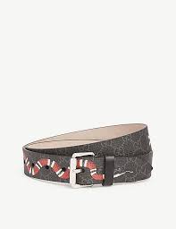 From bold and monogrammed to simple and understated, there's an. Gucci Snake Gg Supreme Leather Belt Selfridges Com