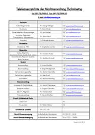 Telefonliste pdf / telefonliste marke modell telefon software eingehender anruf ausgehender anruf telefonbuch this online pdf converter can convert all your files to pdf but also compress and merge. Thalmassing Druckversion Suche