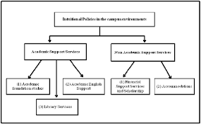 organizational chart of the institutional policies for