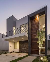 .rumah type 36, rumah minimalis modern, design, design rumah, desain rumah kayu, desain rumah 3 kamar, desain rumah 10x12, cara membuat desain desain rumah ini dibuat untuk lahan di pedesaan dengan membuat balkon unik di atas lantai 2, sehingga menghasilkan tata letak rumah. 10 Desain Fasad Rumah Minimalis Yang Murah Dibangun Lamudi