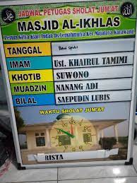We did not find results for: Papan Jadwal Petugas Sholat Jumat Shopee Indonesia
