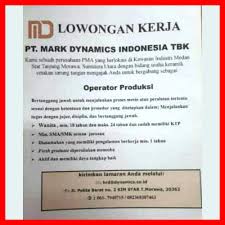 Più informazioni su tanjung morawa. Operator Produksi Di Pt Mark Dynamics Indonesia Tbk Informasi Lowongan Kerja Medan 2021 Terbaru Hari Ini