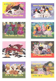 When i say some years, i mean it. Trading Cards Series 1 Puzzle Cards Complete Set Of 8 Ty Beanie Babies Bboc Cards Nm M Woodland Resort Com