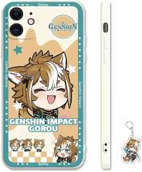 Amazon.com: Genshin Impact Phone Case Compatible with iPhone 14131211X  Genshin Impact iPhone Cover, Free Keychain (Gorou,iPhone 14) : Cell Phones  & Accessories