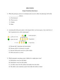 28 0 2,686 kb 39 hours ago pdf midterm 1 mendelian genetics practice test answer key practice test … Quiz Simple Mendelian Cross Dominance Genetics Genotype