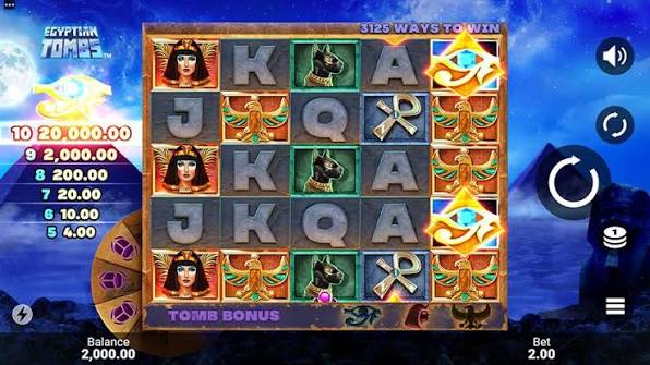 Egyptian Tombs Slot - Slot Machine Games Canada