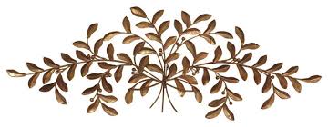 Maybe you would like to learn more about one of these? Large Gold Olive Branch Wall Iron Iron Metal Plaque Leaf Tree Art Contemporary Metal Wall Art By My Swanky Home Houzz