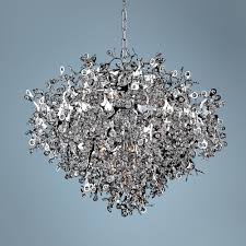 Find the perfect lighting for your home. Maxim Comet 35 Wide Chrome And Crystal Chandelier V3346 Lamps Plus Crystal Chandelier Crystal Chandelier Foyer Chandelier