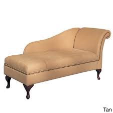 Stühle von vitra online individuell zusammenstellen. Coaster Company Microfiber Chaise Lounge With Storage Overstock 8875691